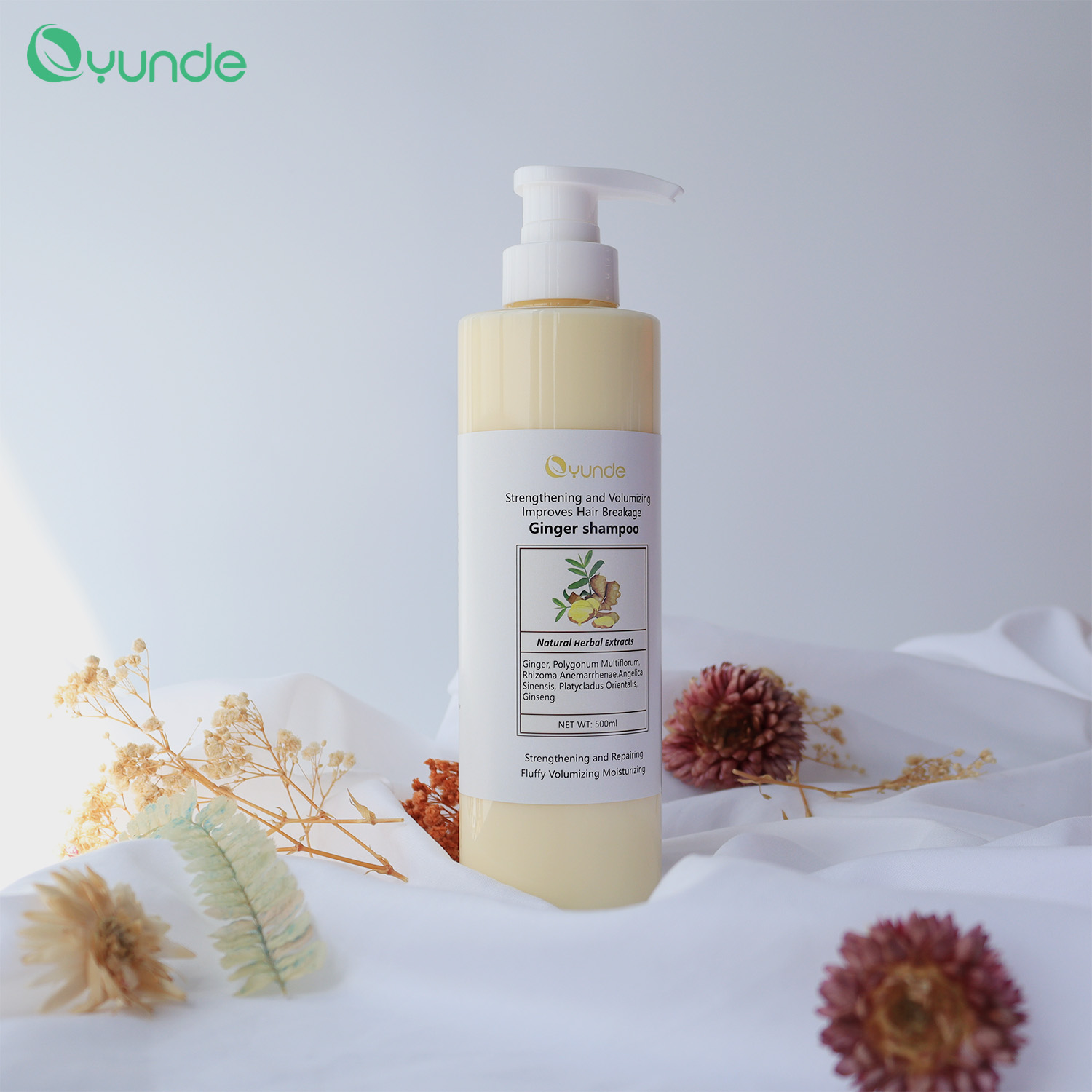 Reduces Hair Breakage and Promotes Healthy Growth Strengthening and Volumizing Ginger Shampoo