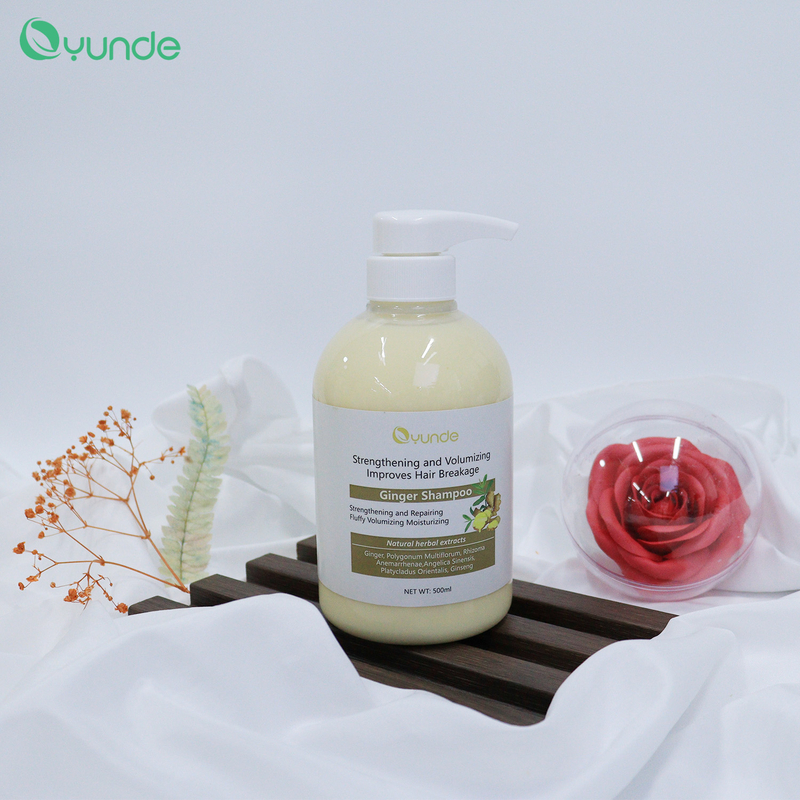 Root strengthening, ginger shampoo