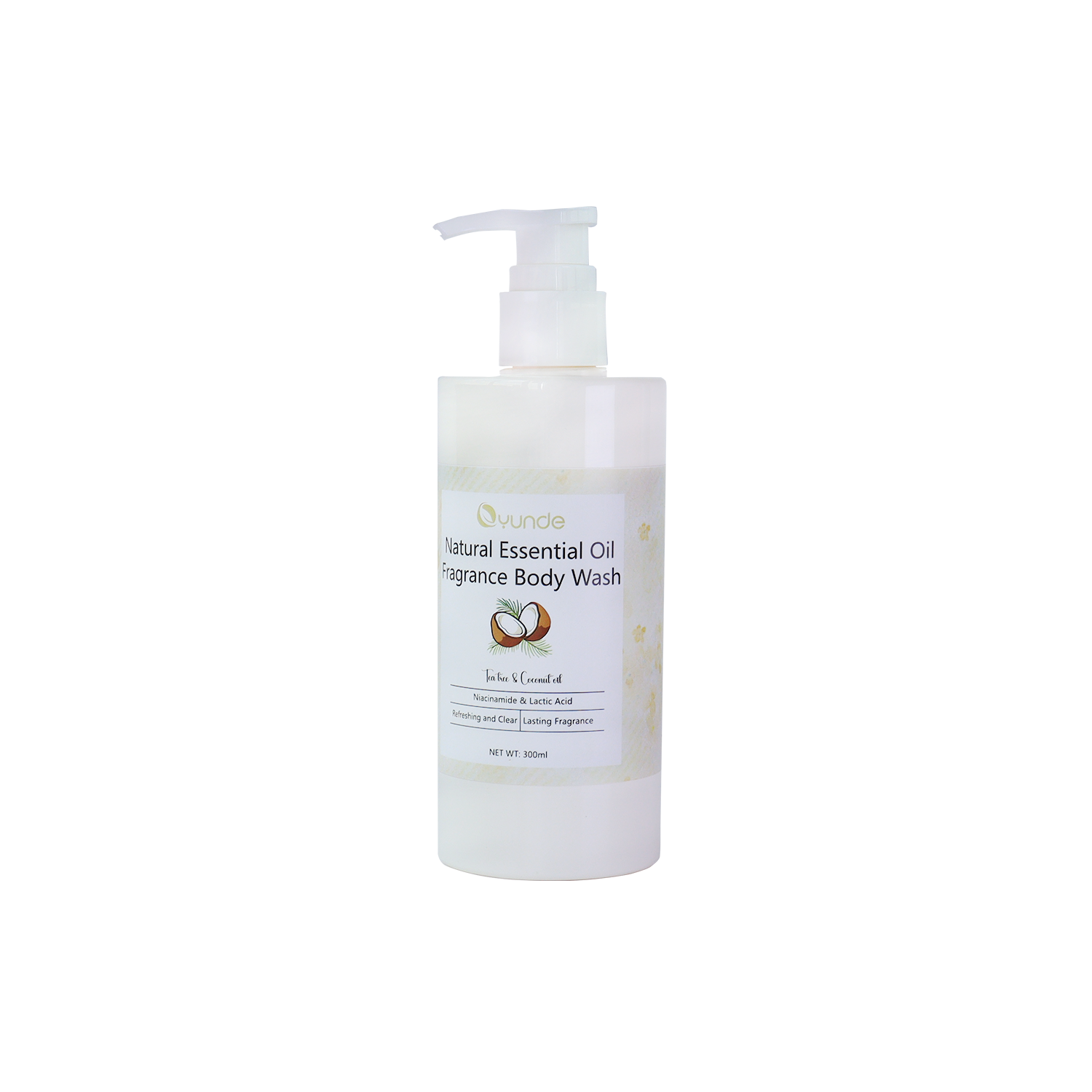 Niacinamide & Lactic Acid Natural Essential Oil Fragrance Body Wash