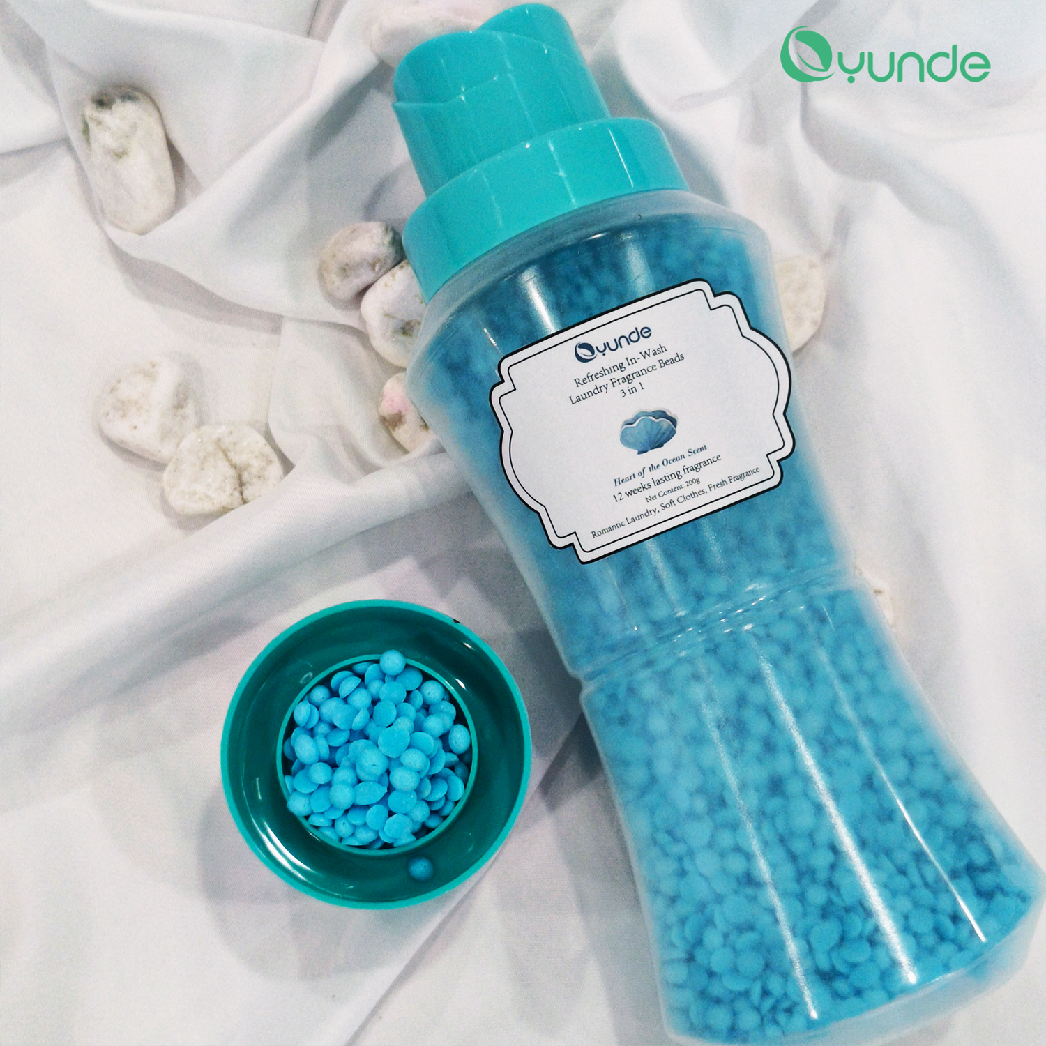 Refreshing In-Wash Laundry Fragrance Beads – Heart of the Ocean Scent | Long-Lasting Freshness