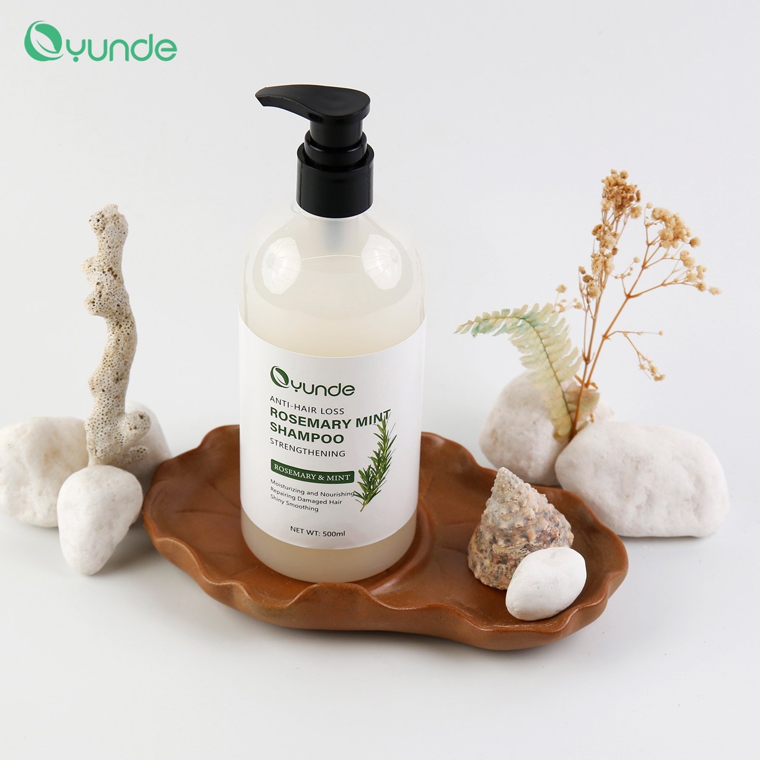 Mint & Rosemary Blend: Fortifying Anti-Hair Fall Shampoo