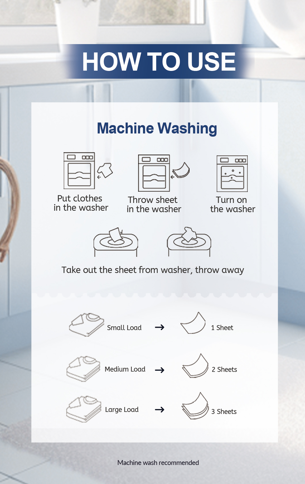 3 Softener Dryer Sheets