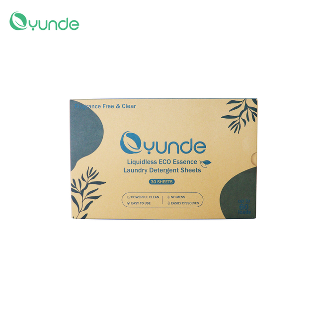 NEW style laundry strips Fragrance-free laundry detergent sheets