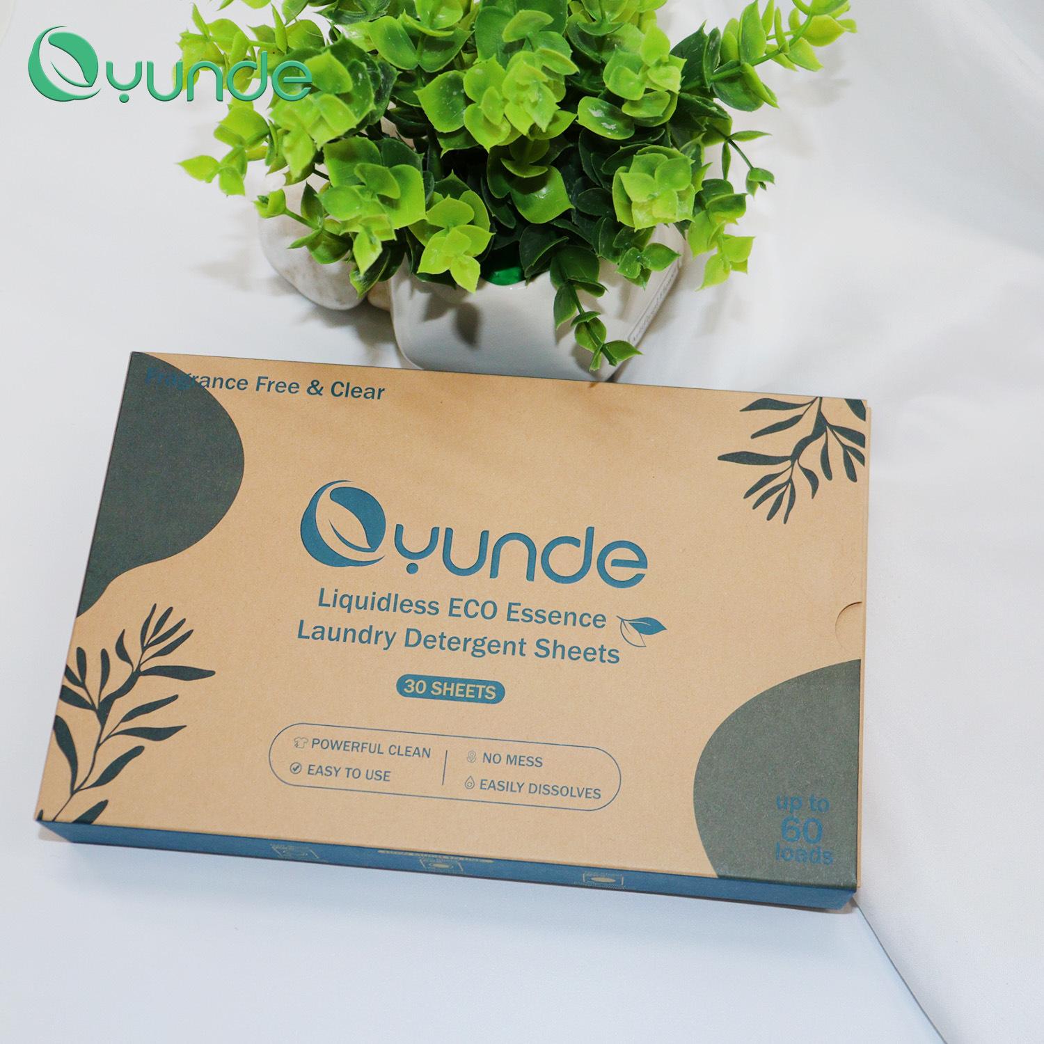 NEW style laundry strips Fragrance-free laundry detergent sheets