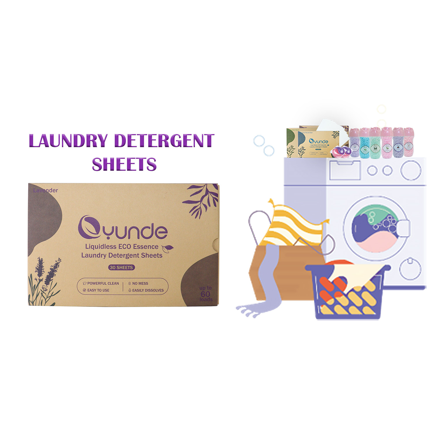 Eco-Friendly Laundry Detergent Sheets: Custom OEM/ODM Solutions by Oyunde
