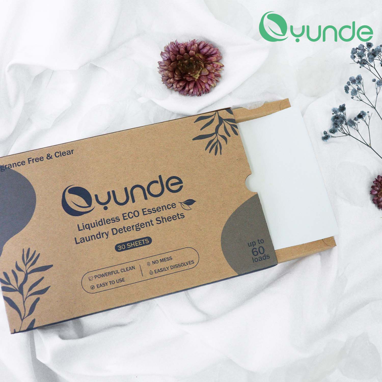 NEW style laundry strips Fragrance-free laundry detergent sheets