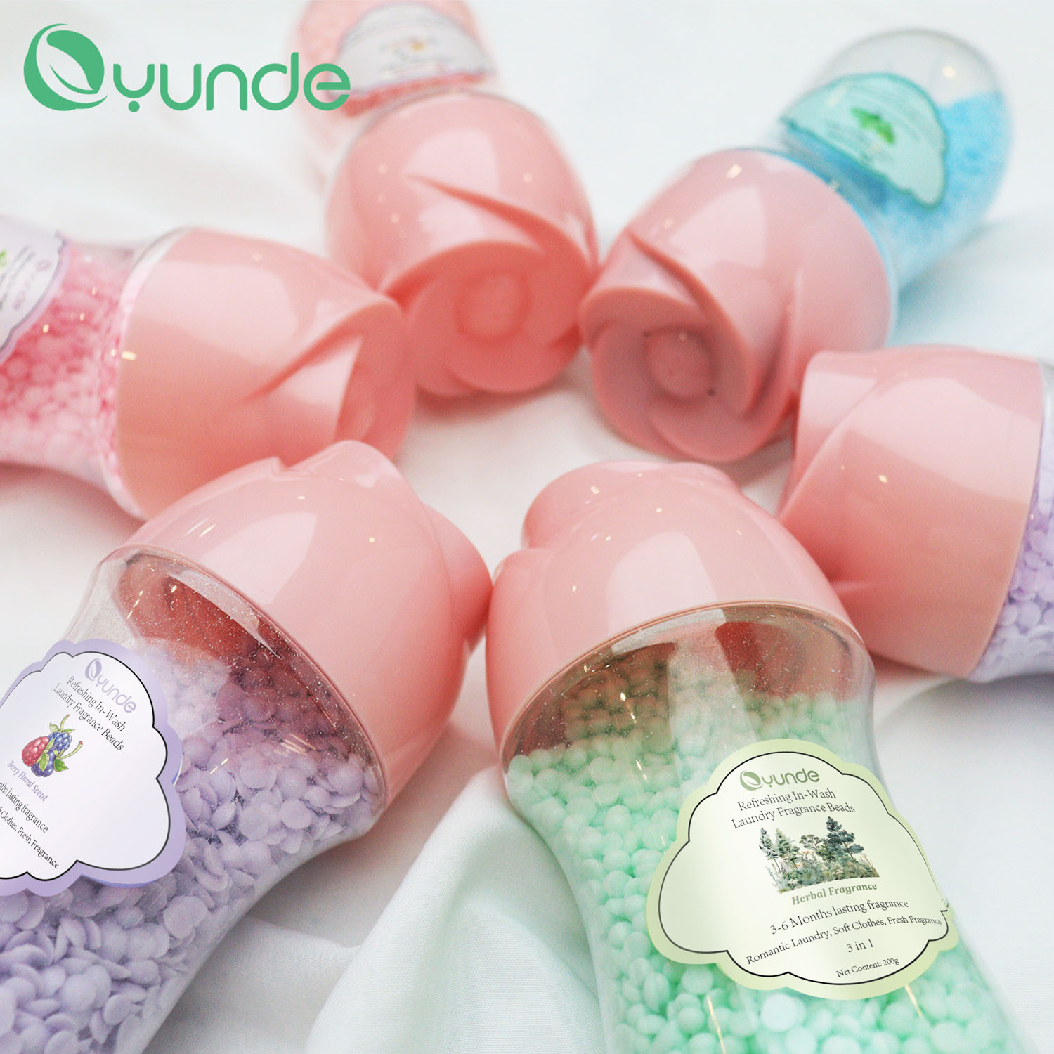 Eco-Friendly Quick-Dissolve Laundry Fragrance Booster Beads
