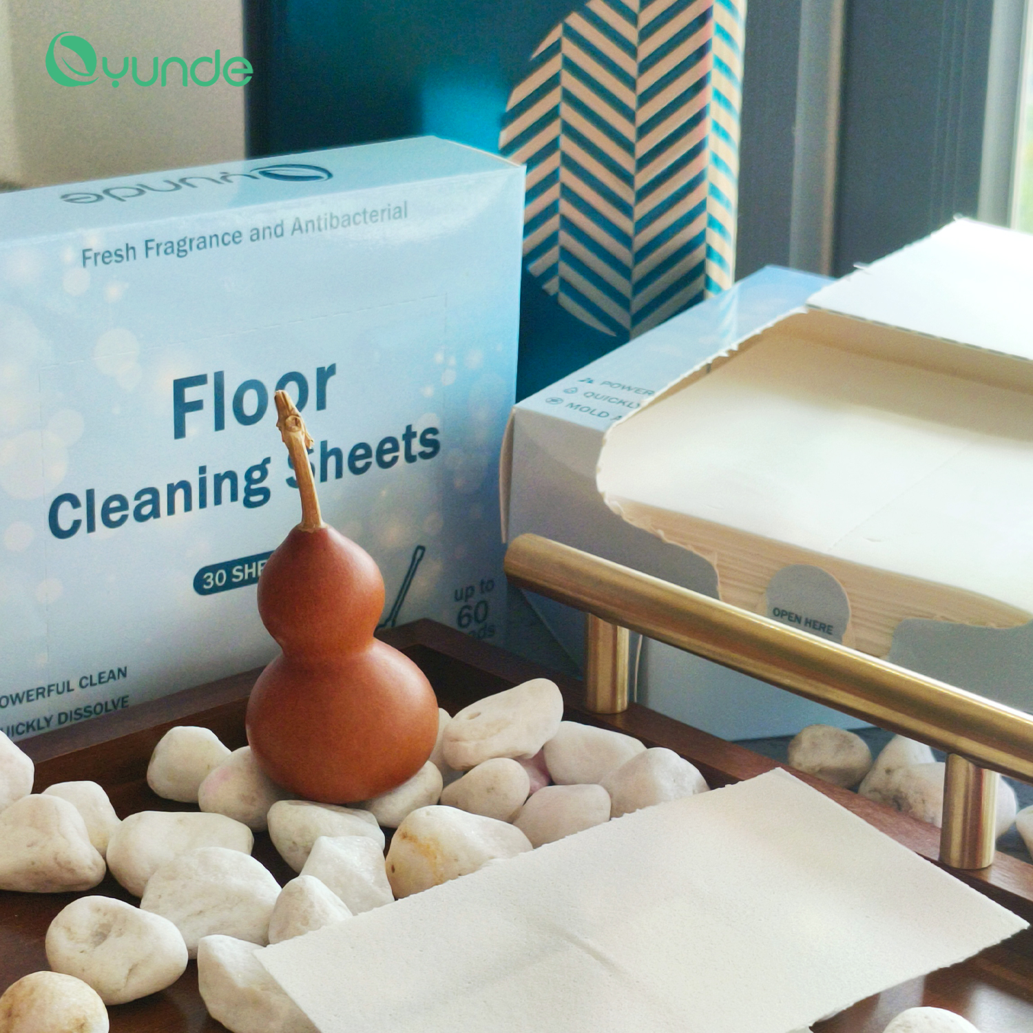 Oyunde factory wholesale Clean Hardwood and Tile floor cleaning slice Mopping concentrated Floor Cleaning Sheets