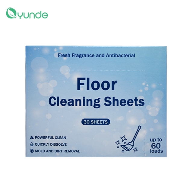 Factory wholesale Clean Hardwood and Tile floor cleaning slice Mopping concentrated Floor Cleaning Sheets