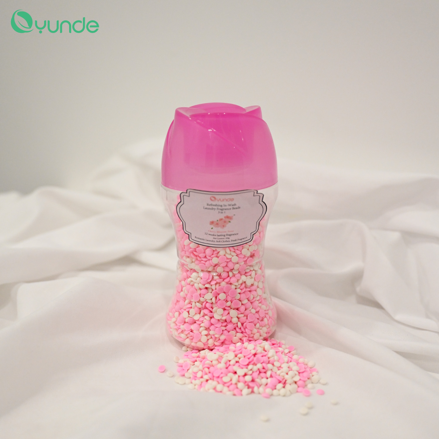 Refreshing In-Wash Laundry Fragrance Beads – Cherry Blossom Scent | Long-Lasting Floral Freshness