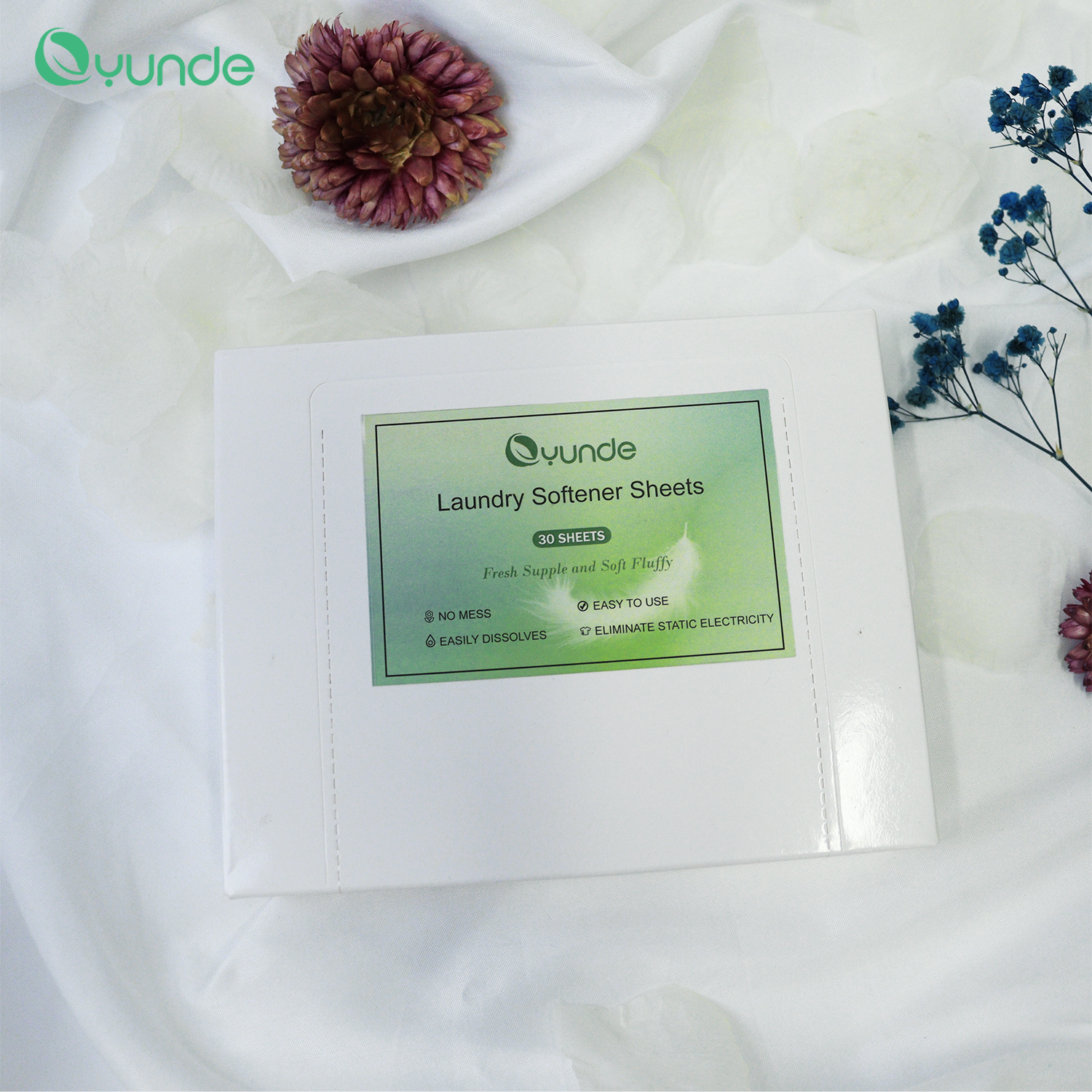 Free sample Ultimate Softness Laundry Softener Sheets for Fresh and Fluffy Fabrics