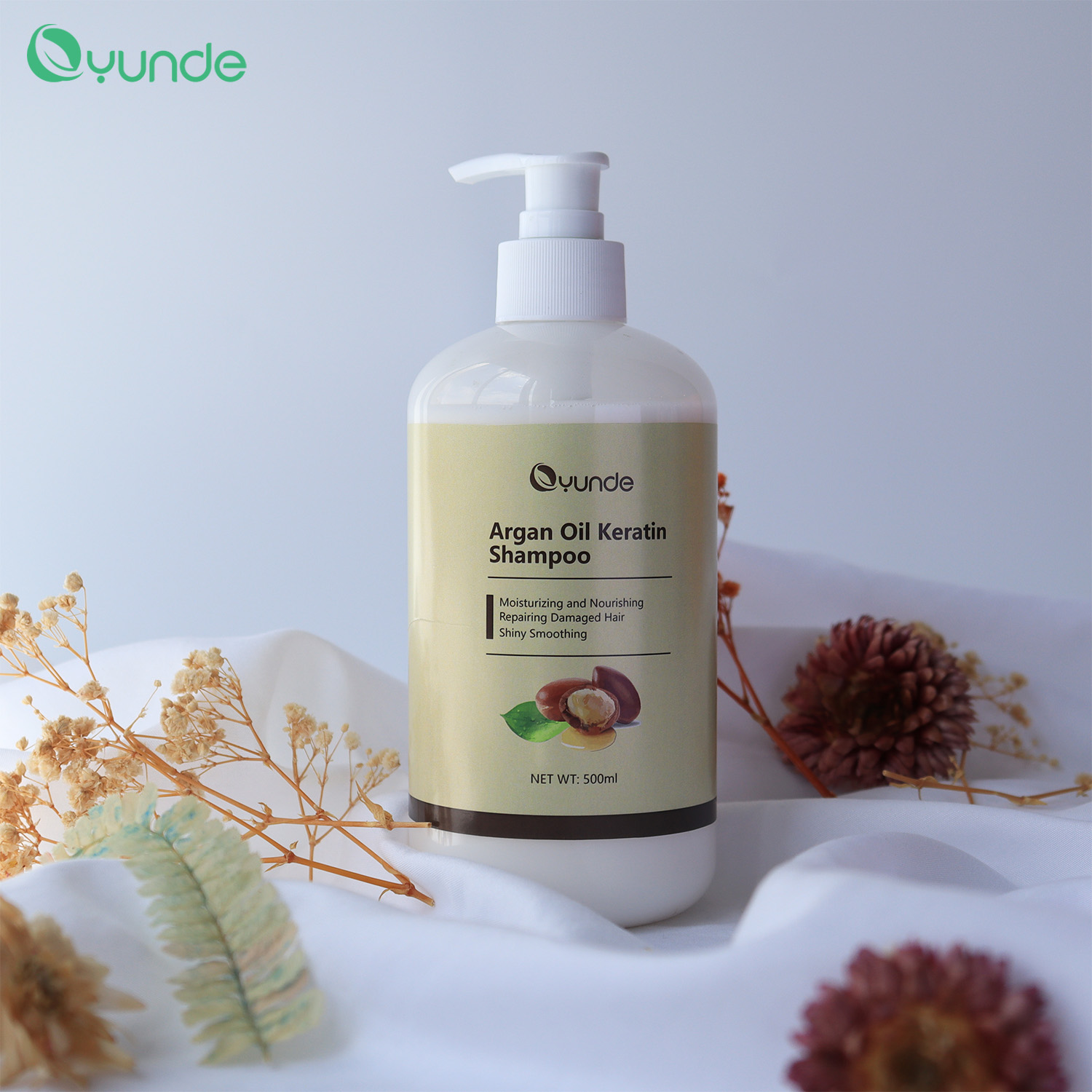 Anti-Frizz Argan Oil Shiny Smoothing Shampoo – Enhance Elasticity, Brightness & Prevent Damage