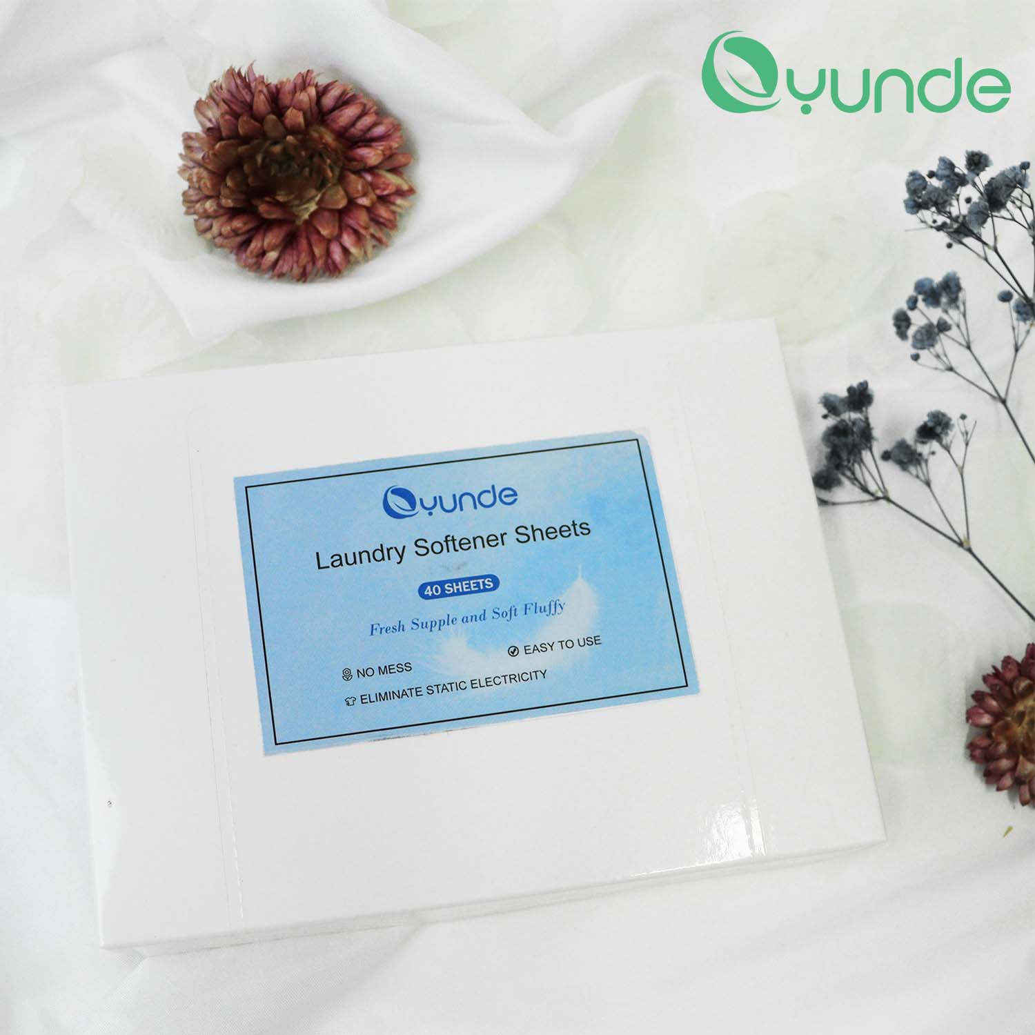 Eco Friendly Laundry Dryer Sheets Best Selling Fabric Softener Sheet Non woven Detergent Sheet