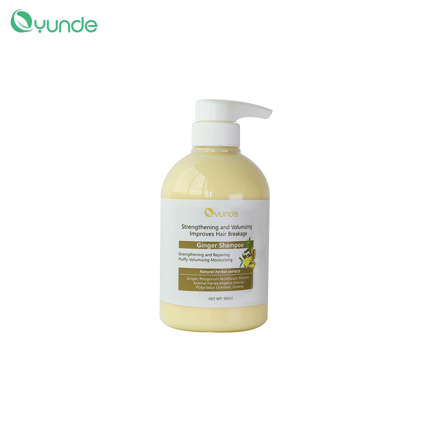 Root strengthening, ginger shampoo