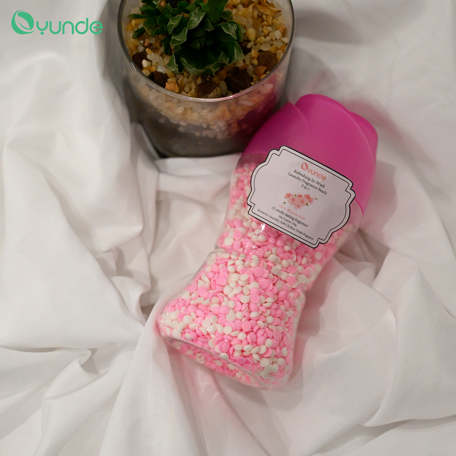Refreshing In-Wash Laundry Fragrance Beads – Cherry Blossom Scent | Long-Lasting Floral Freshness