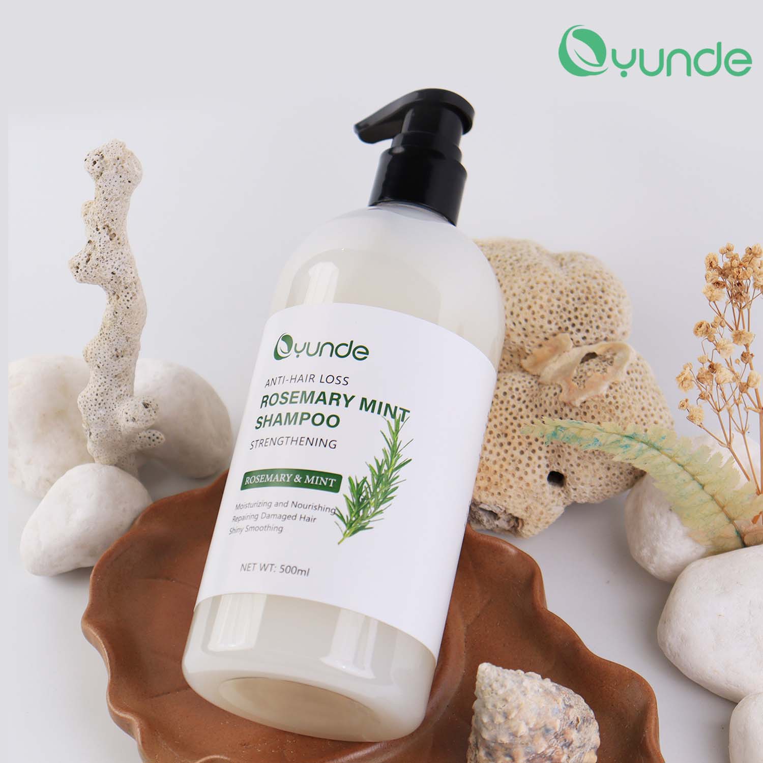 Anti-Hair Loss Rosemary Mint Strengthening Shampoo – Nourish & Revitalize Scalp, Reduce Hair Fall