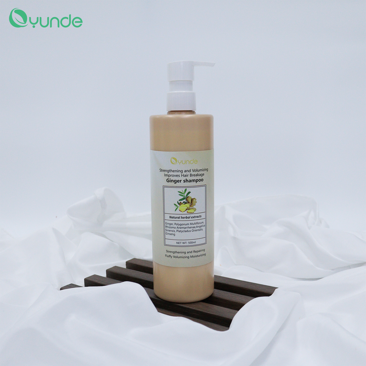 Natural plant extract, ginger shampoo