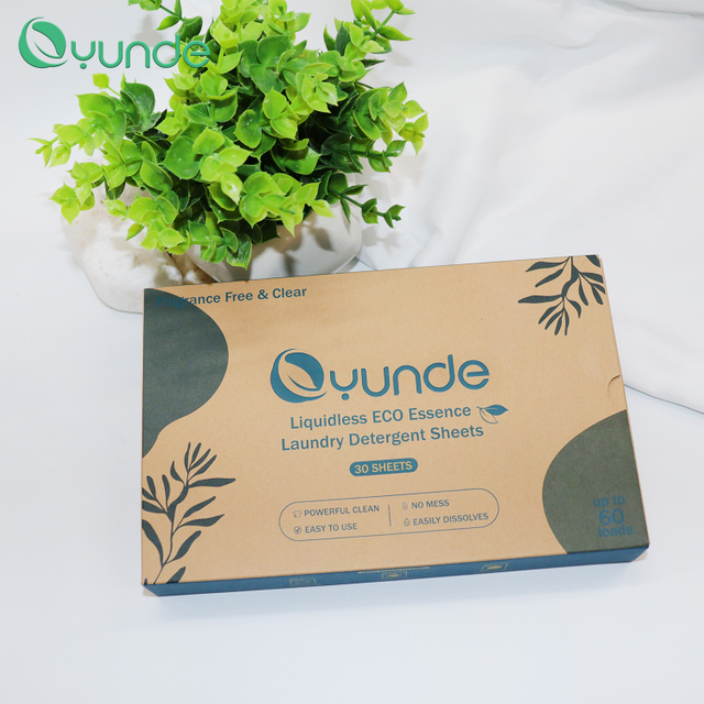 Factory Price Low Foam Eco Friendly Laundry Sheets Portable Detergent Strips for Machine Wash