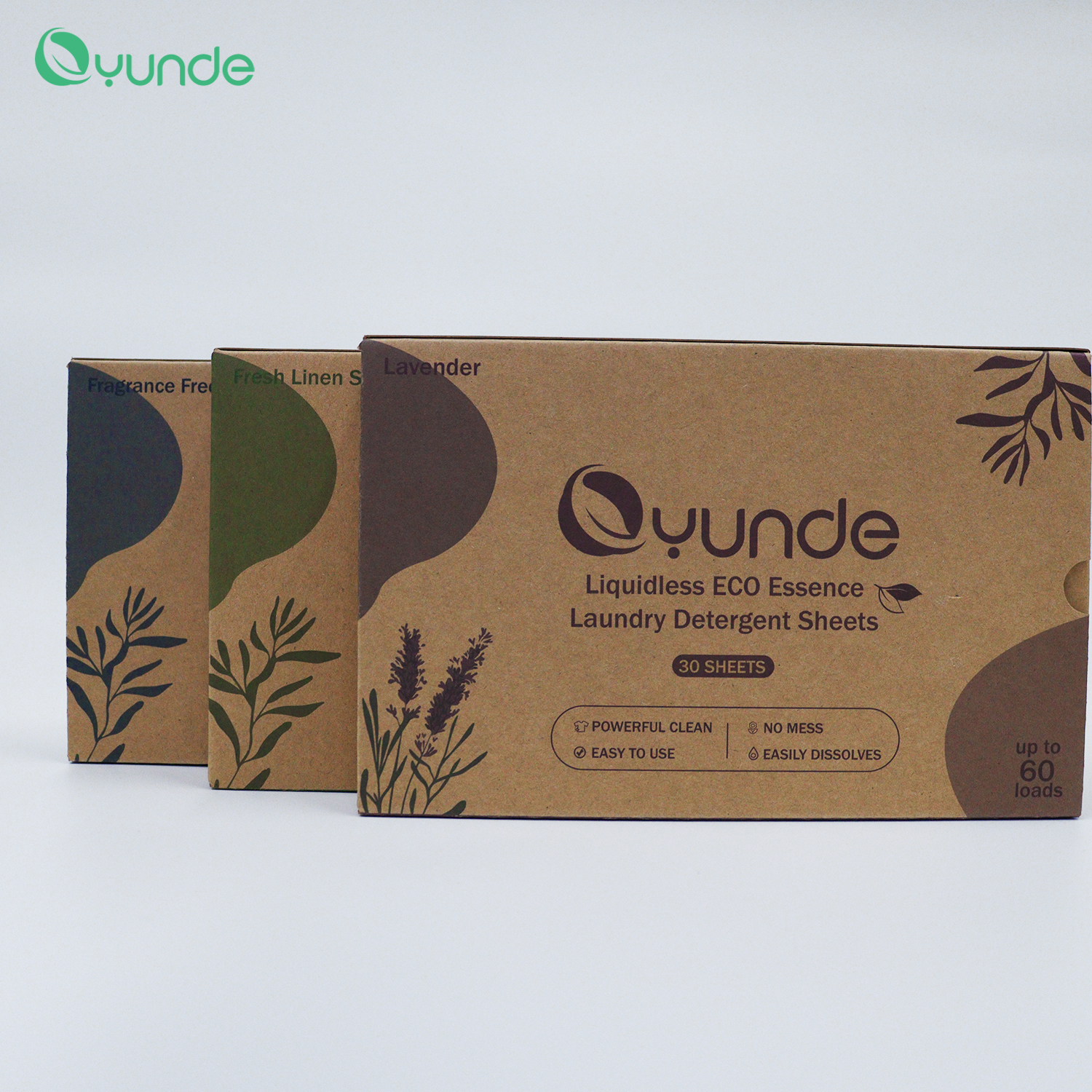 OYUNDE Laundry detergent sheet Lavender scent 