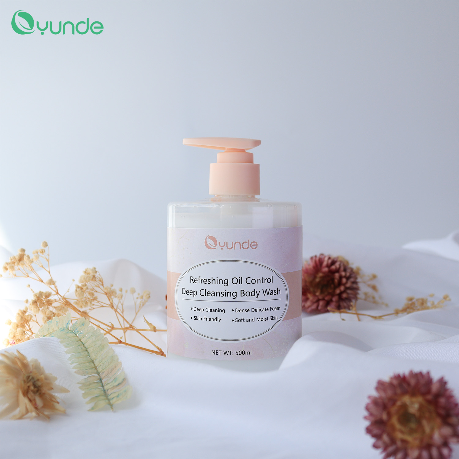 Natural essential oil fragrance body wash