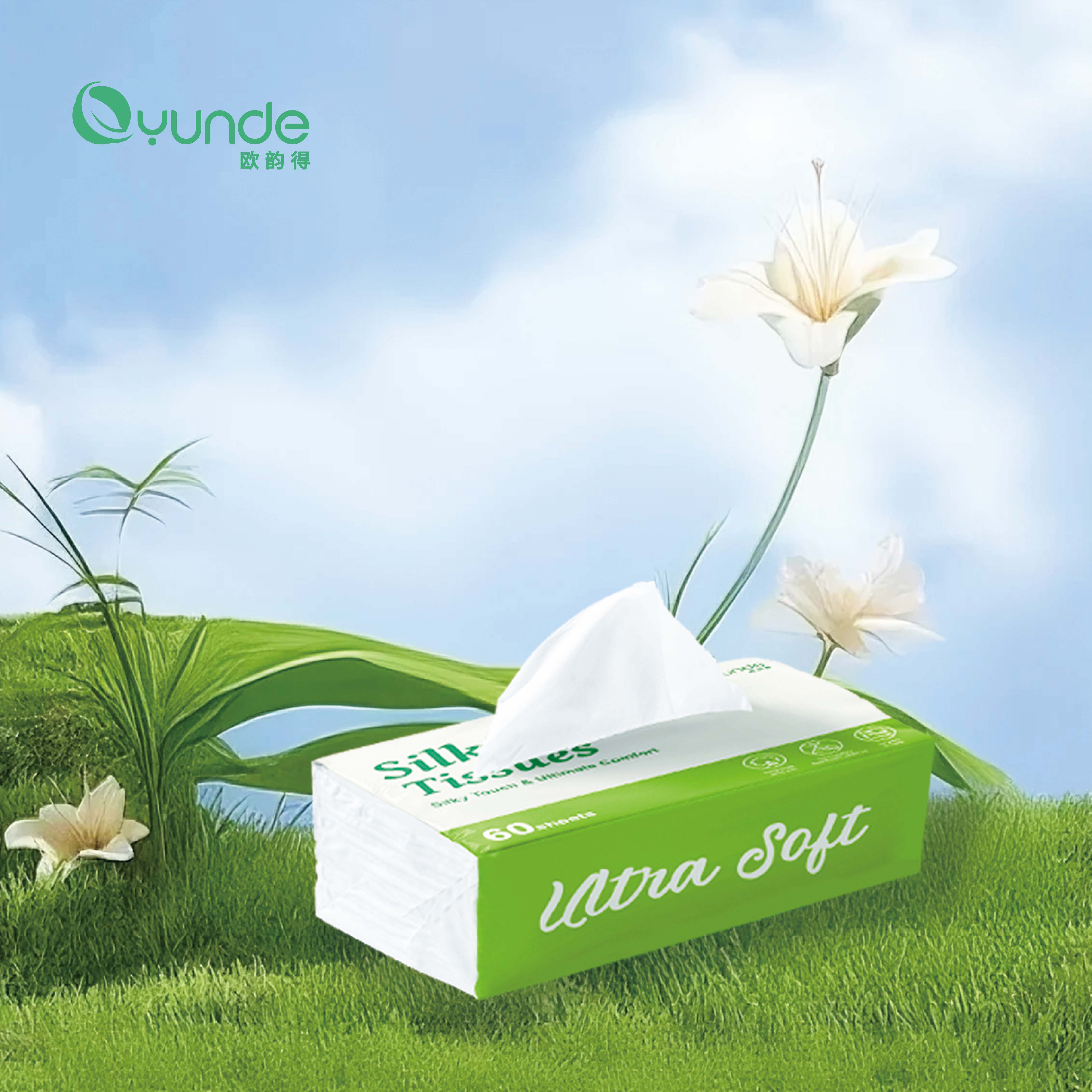Flexible & Smooth Silky Touch Tissues with Thick Texture