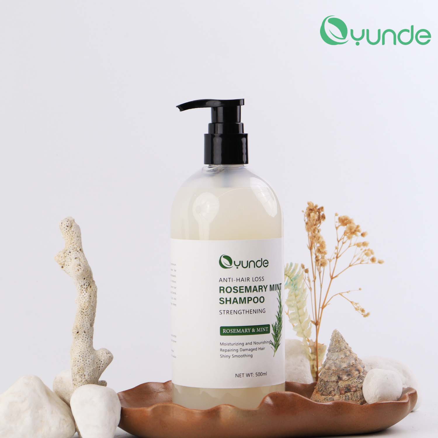 Anti-Hair Loss Rosemary Mint Strengthening Shampoo – Nourish & Revitalize Scalp, Reduce Hair Fall