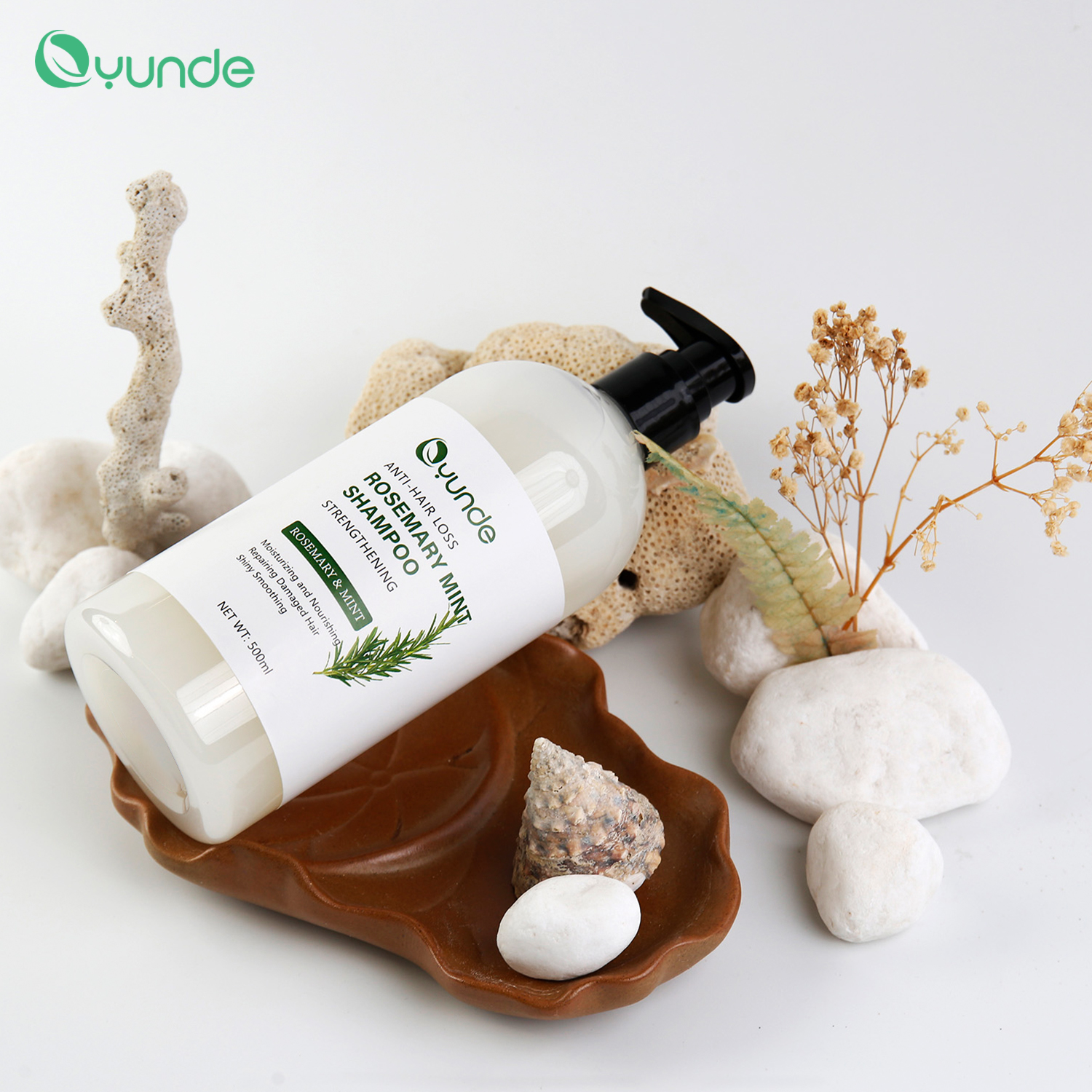 Mint & Rosemary Blend: Fortifying Anti-Hair Fall Shampoo