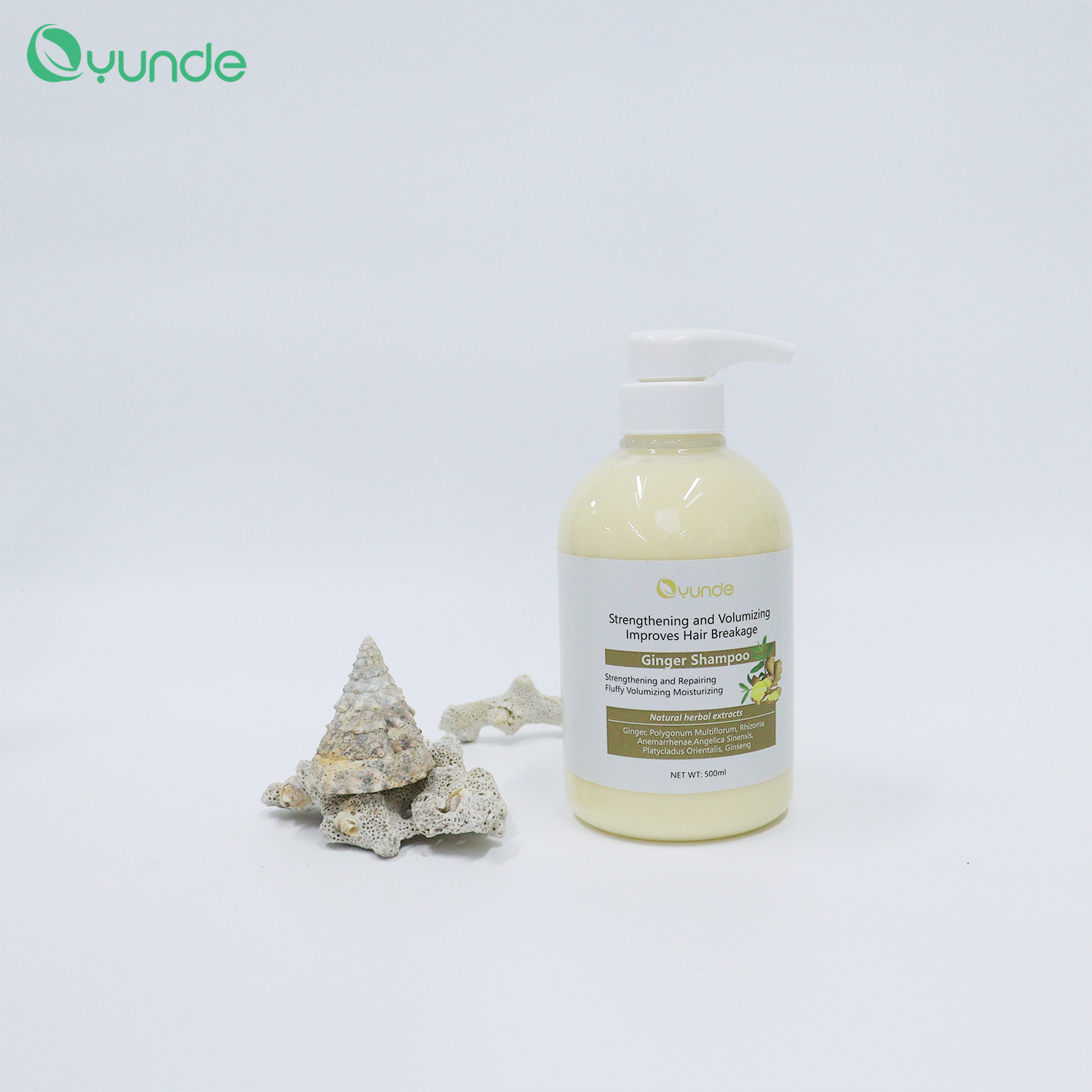 Root strengthening, ginger shampoo