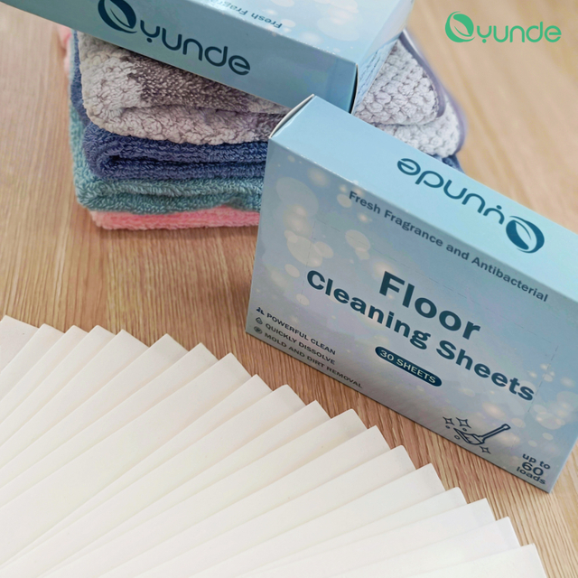 Oyunde factory wholesale Clean Hardwood and Tile floor cleaning slice Mopping concentrated Floor Cleaning Sheets