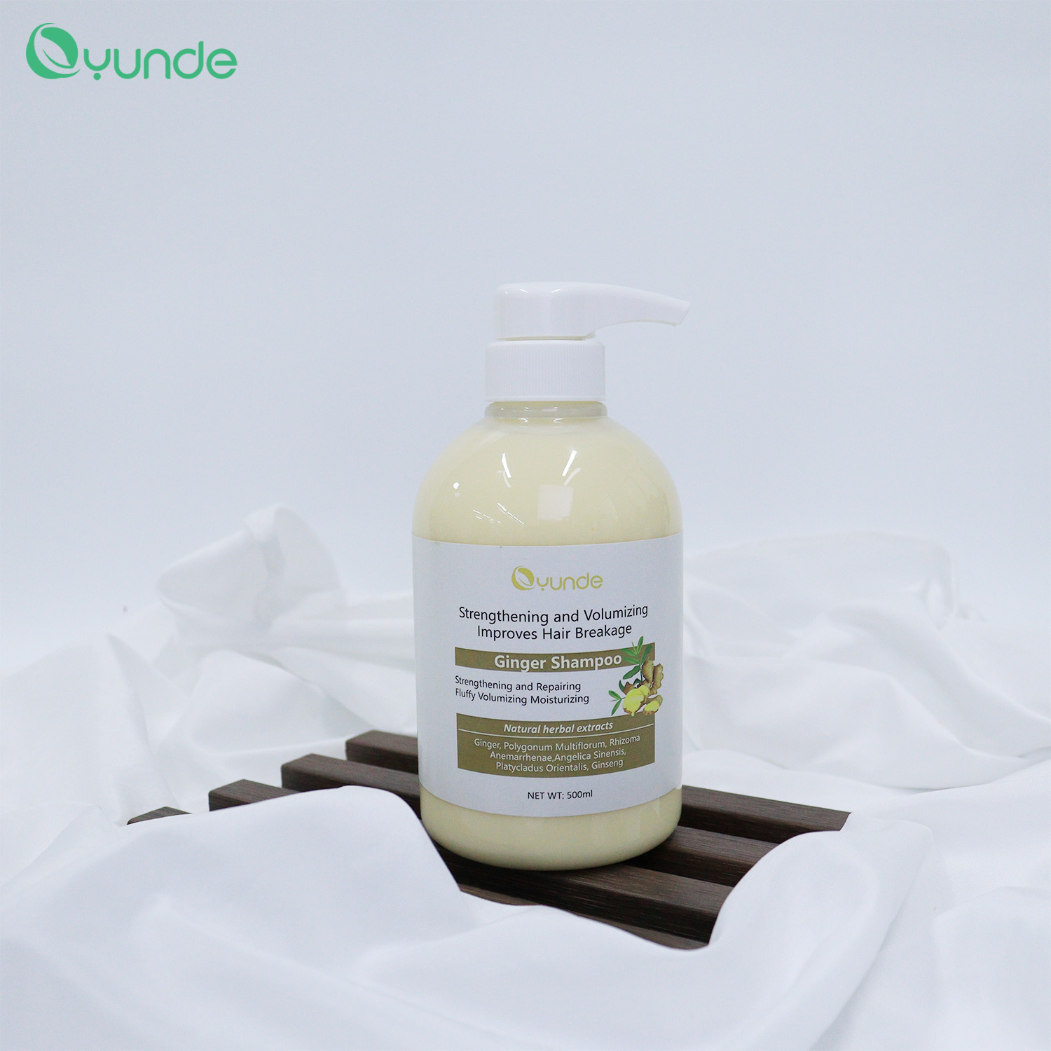 Root strengthening, ginger shampoo