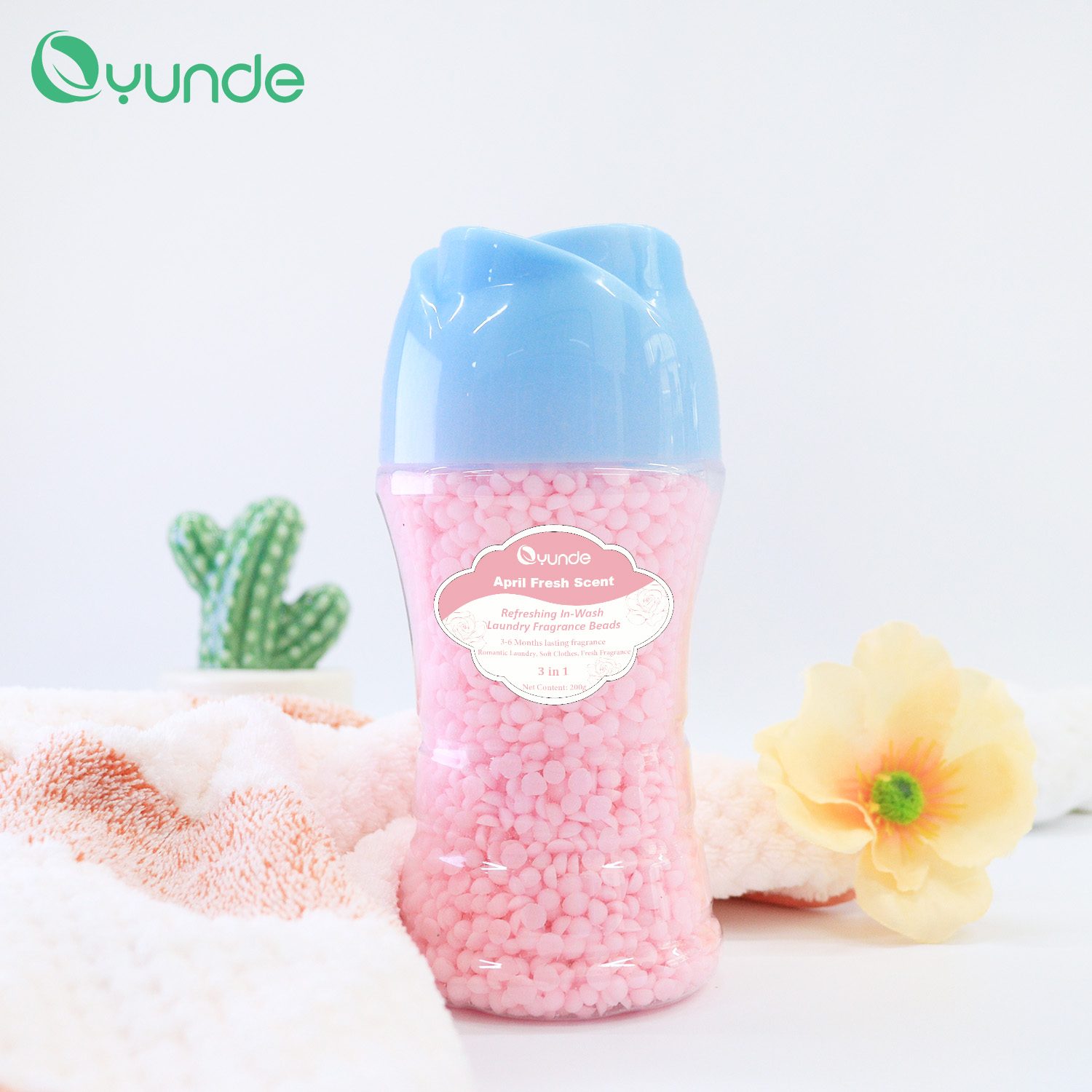 Refreshing In-Wash Laundry Fragrance Beads – April Fresh Scent | Long-Lasting Crisp Clean Freshness