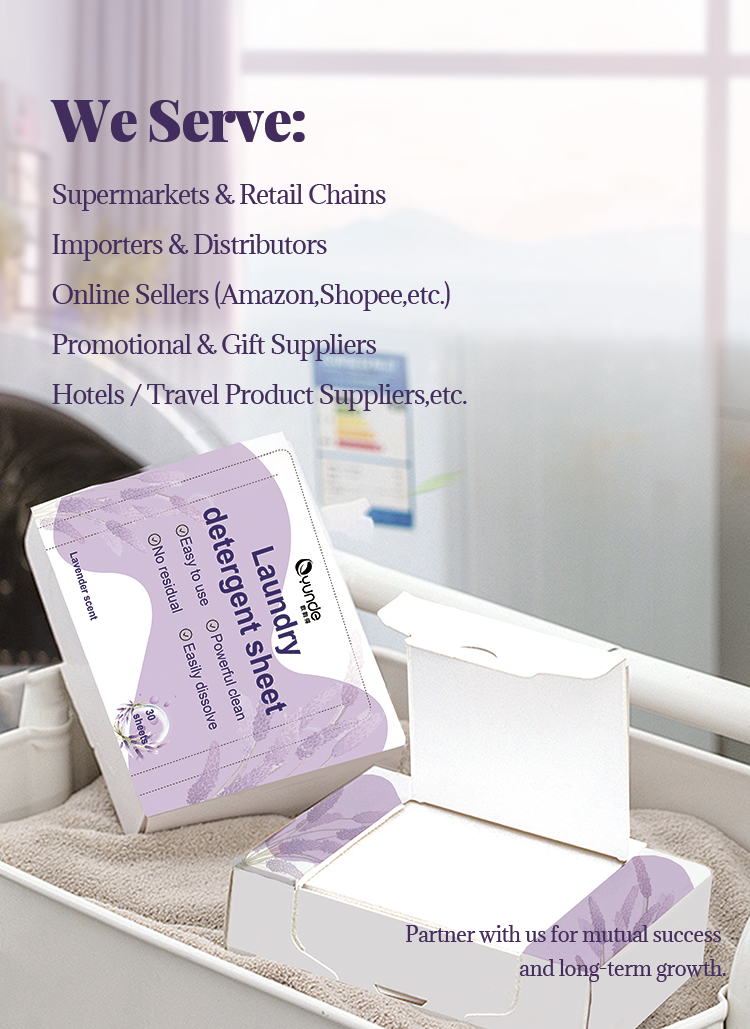 8 Laundry detergent sheet