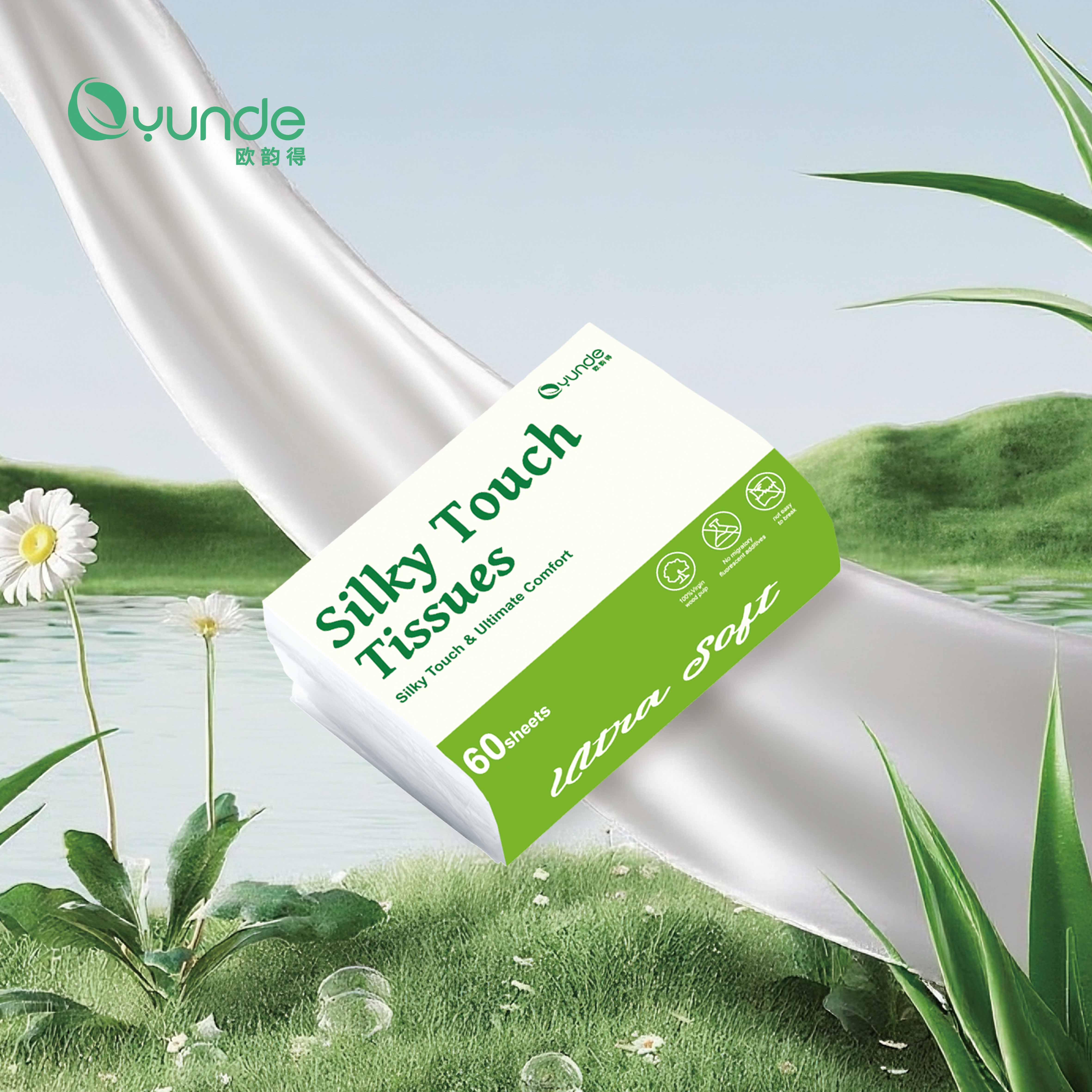 Flexible & Smooth Silky Touch Tissues with Thick Texture