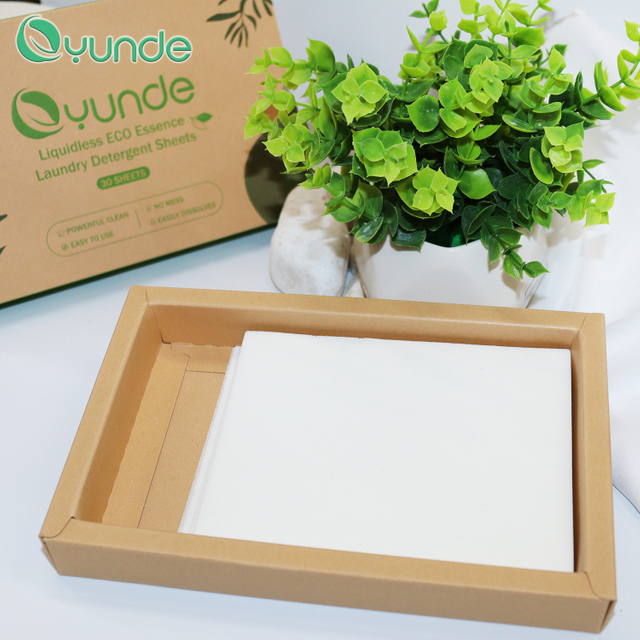 Fresh Linen Eco-Friendly Laundry Detergent Sheets Biodegradable Power Sheets Laundry Detergent