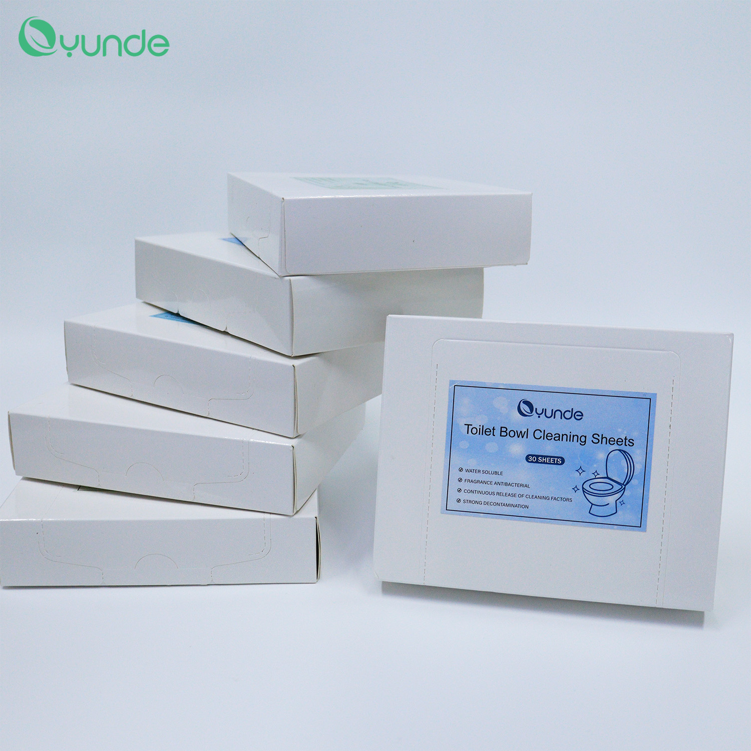 Powerful decomposition of dirt Toilet Bowl Cleaning sheets