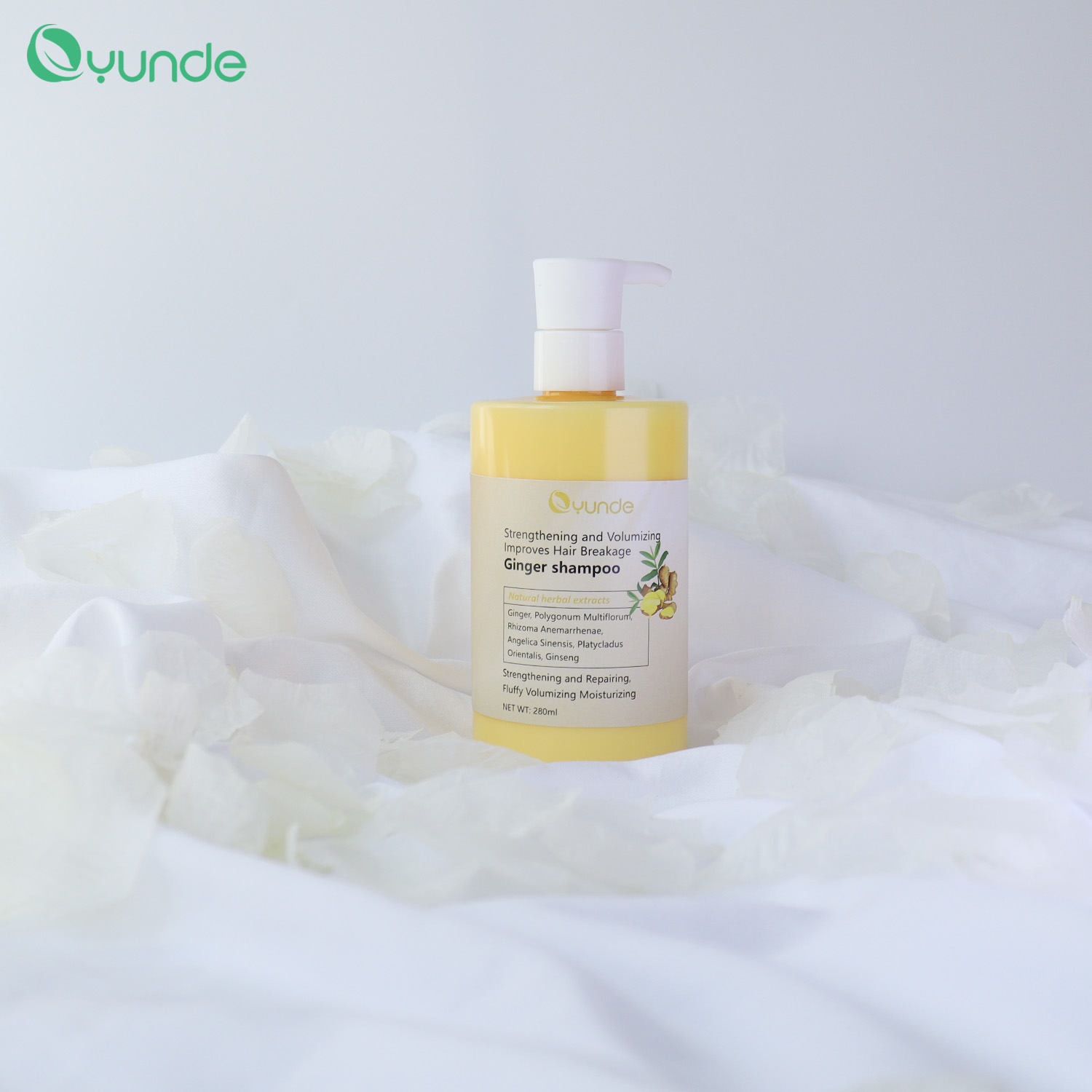 Improves Hair Breakage Ginger Shampoo – Strengthens, Moisturizes, and Promotes Healthy Hair Growth