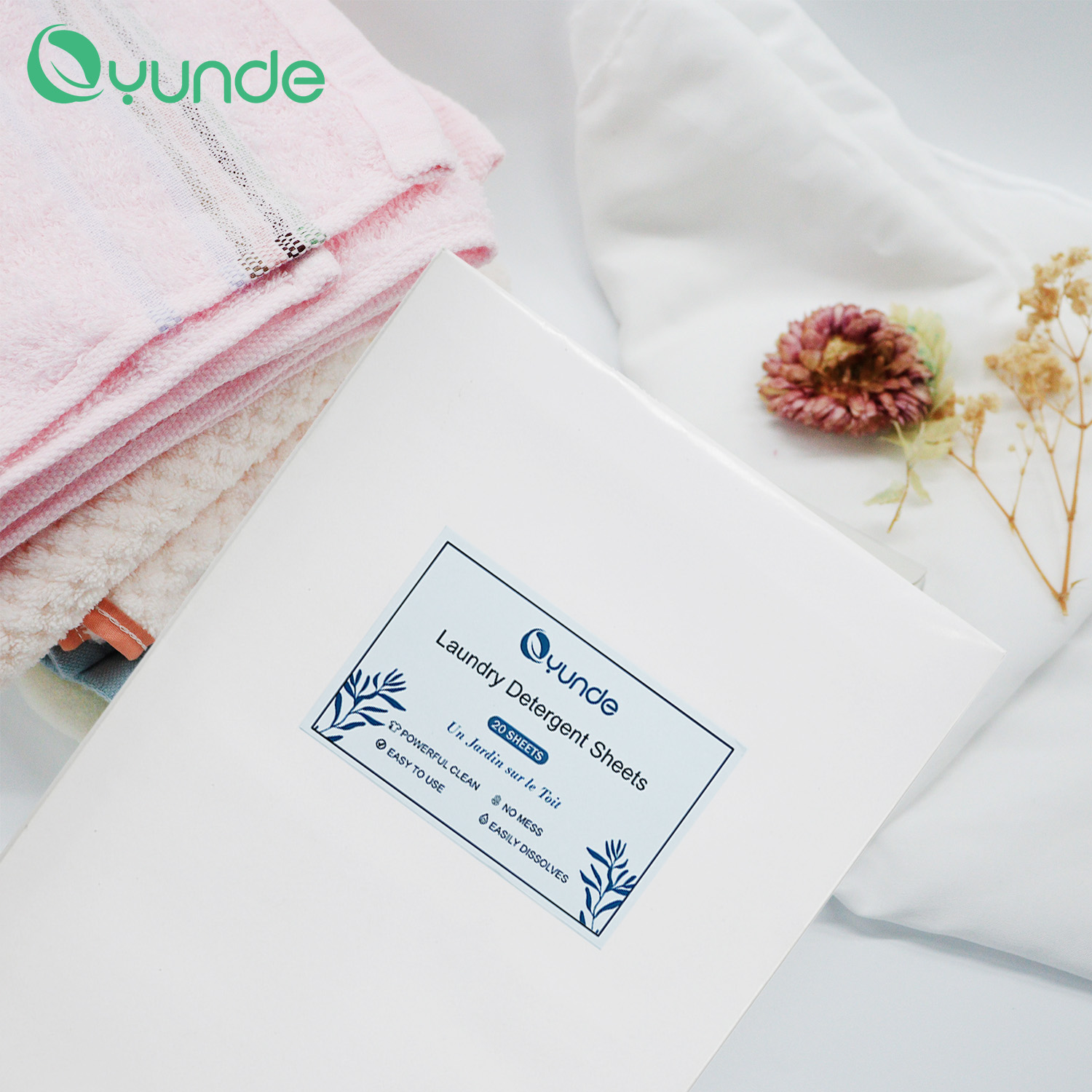Wholesale Long last fragrance home care Laundry Detergent Sheets 