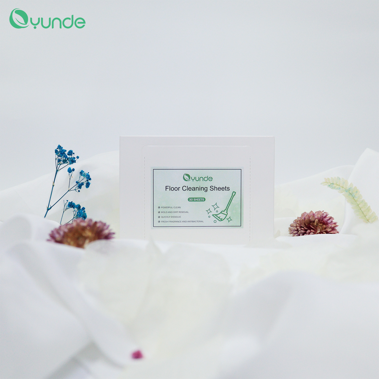 Super Concentrated Portable Dissolvable Floor Cleaning Sheets