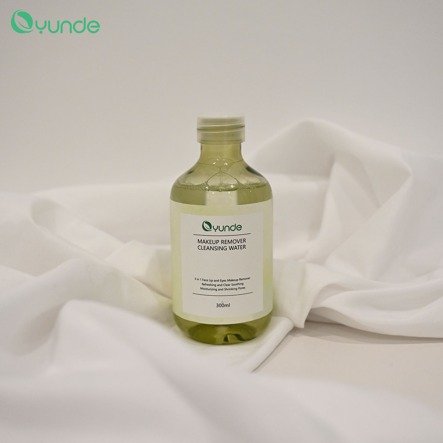 Micellar makeup remover water bottle